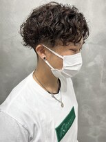 ウクラ バイ レシッド 池袋(uchla by rcid)&nbsp;束感スパイラルウェーブパーマツーブロックアップバングショート