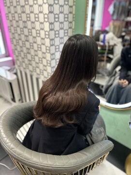 ルフレ 新宿本店1st(Reflet) プルエクステダイヤモンド９０本　#新宿