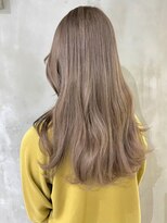 ゲーム 渋谷店(GAME)&nbsp;ダブルカラーミルクティーベージュカラーケアブリーチ韓国ヘア