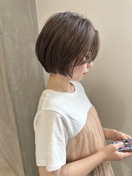 ヨーク(YOKE) YOKE 20代30代似合わせ大人ボブ前髪アッシュグレージュベージュ