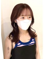 ネオリーブ チロル 横浜西口店(Neolive CiroL.)&nbsp;ピンクブラウン☆くびれ巻きヘア【seira】