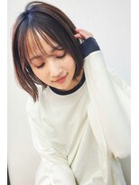 ガーデン オオタカノモリ(garden otakanomori)&nbsp;抜け感前髪くびれレイヤーカット×似合わせカット外ハネボブ