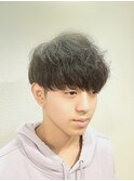 マッシュ ツーブロック
