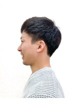 黄ぐまくん美容室 メンズ ツーブロック