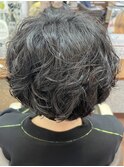 マッシュショートパーマ
