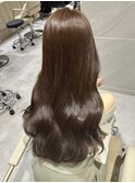 デザインカラーレイヤーカットウェットヘアくびれレイヤー