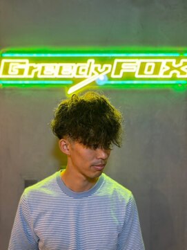 グリーディーフォックス 代々木(Greedy FOX) 波巻き/ハイライト/マッシュパーマ/ウルフ[シェービング]