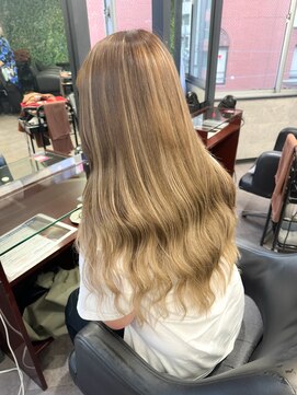 オズ 梅田店(OZ) エクステで作るハイライト/エクステ80枚