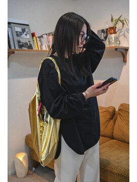 ブーフ(bufr) olive beige 顔まわりレイヤー