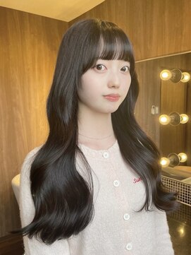 ヒョンミョン ライズバイレボ 取手店(hyon myon/RISE by REVO) レイヤーカット/デザインカラー/オリーブベージュ[取手/取手駅]