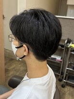 アルターリール(aL ter Rire)&nbsp;アッシュブラック/カルマパーマ/ベリーショート/鎌取/杉田花乃