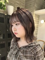 ヲタク(wotaku.) グレージュカラー透明感カラーダブルカラーケアブリーチ外はね