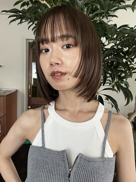 ガーランドギンザ(Garland Ginza) レイヤーボブ 顔まわりレイヤー 透明感カラー