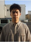 刈り上げスパイキーショート