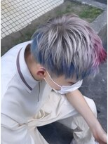 アヴァンス 天王寺店(AVANCE.) 全頭ブリーチで作るデザインカラー