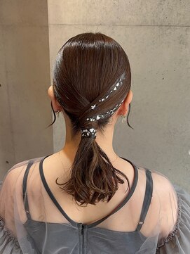 ブルーメ(Blume...) 【結婚式・お呼ばれヘアセット】タイトスタイル☆