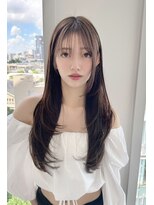 レミエ ダイカンヤマ(lemiie) レイヤーカット レイヤーロング☆ナチュラルな韓国レイヤー