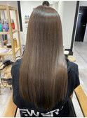 髪質改善トリートメント&ダメージレスカラー/艶髪