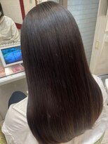 ビス リアン 川口店(Vis lien) ナチュラルブルーブラック艶感ストレート美肌透明感ブルーカラー