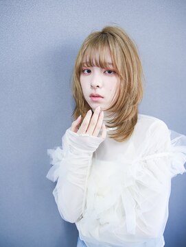 ジェニーバイメノン(JENNIE by Menon) ウルフ ハイトーン レイヤーカット