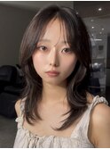 韓国ハッシュカット/ナチュラルウルフ/Zina福岡天神