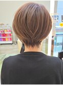 イメチェン丸みショートナチュラルボブ30代40代50代田嶋1