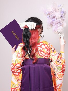 スタジオカラー(Studio Color)の写真/【立川3分】スタジオ併設だから前撮りの撮影もOK◎[浴衣/レンタル/成人式/七五三/ヘアセット/メイク] 