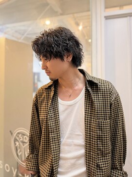 メンズカット バイ ソイクフ(メンズカット by SOY-KUFU) 20代30代40代◎大人かっこいい波巻きスパイラルウルフ/東伏見