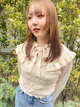姫カット×ストレートレイヤー