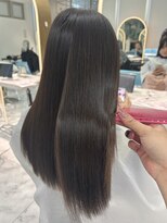 ロンドルピナス 小倉(Lond Lupinus)&nbsp;黒髪カタログ/オリーブグレー/ココアベージュ/小顔に見せるヘア