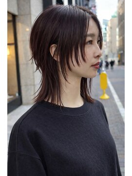 ビュートリアム265(BEAUTRIUM 265) レイヤーウルフ マッシュウルフ ストレートヘア 銀座 個性