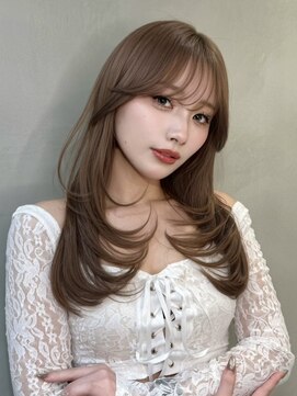 グロー 大宮(GLROW) ♭大宮/レイヤーカット/チョコレートブラウン/韓国ヘア