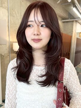 ノード(NODE) 栄くびれ巻き透明感小顔ミディアムヘア