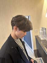 ヴィラ 川西店(Villa)&nbsp;爽やか◎メンズハイライトセンターパート毛流れ