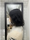 艶ボブパーマ