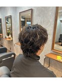 【やり過ぎないメンズパーマ】シャドウパーマ×ウルフベース
