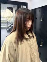ベンジー 金山店(benji)&nbsp;切りっぱなしミディアム×顔周りレイヤー