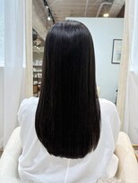 ウミネコ美容室 センター北hanare店(Umineko美容室) 雨の日も広がらないストレートセミロング