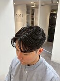 フェザーパーマ／ニュアンスパーマ／韓国マッシュ／我孫子/men's