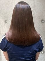 アンド アノン(and anon)&nbsp;グレージュカラー 艶髪 セミロング 髪質改善 ダメージレス