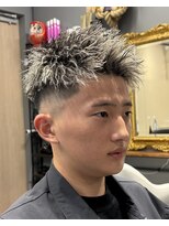 ベガス 大宮(Vegas)&nbsp;ツイスト×ホワイトメッシュ×ジェットスタイル/大宮/短髪