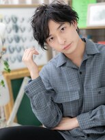 カバーヘア イヴ 戸頭店(COVER HAIR EVE)&nbsp;くせ毛風パーマで決める！フェザーマッシュa戸頭20代30代40代