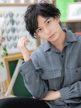 カバーヘア イヴ 戸頭店(COVER HAIR EVE) くせ毛風パーマで決める！フェザーマッシュa戸頭20代30代40代