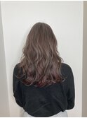 30代40代大人可愛い髪質改善カラーラベンダーグレージュ透明感