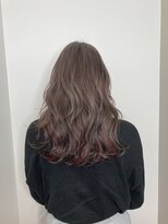 ナンバー(number+)&nbsp;30代40代大人可愛い髪質改善カラーラベンダーグレージュ透明感