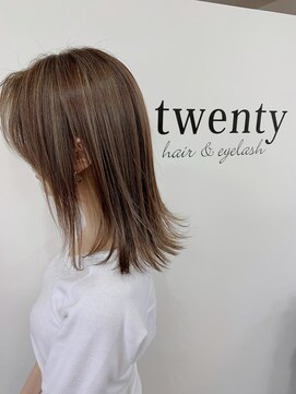 トゥエンティ(twenty) 大人ハイライト【twenty】