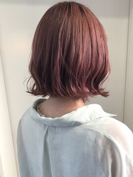 ヘアーデザイン シュシュ(hair design Chou Chou by Yone) 切りっぱなしボブ☆ハイトーンカラー