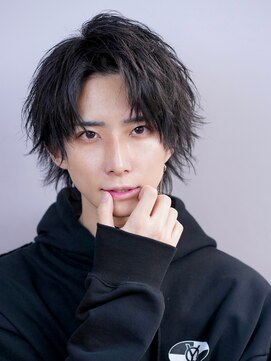 リップス 池袋(LIPPS) ビグバブかきあげセンターパートウルフ