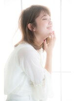 ナンバー エアロ 横浜(N° +aero) 濡れ髪 切りっぱなし オリーブカラー セミウェットウェーブ