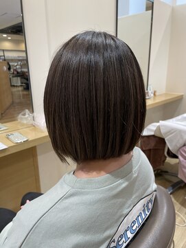 ラファンス 栗林店(LaFENCE) ミニボブ×ダークグレージュ